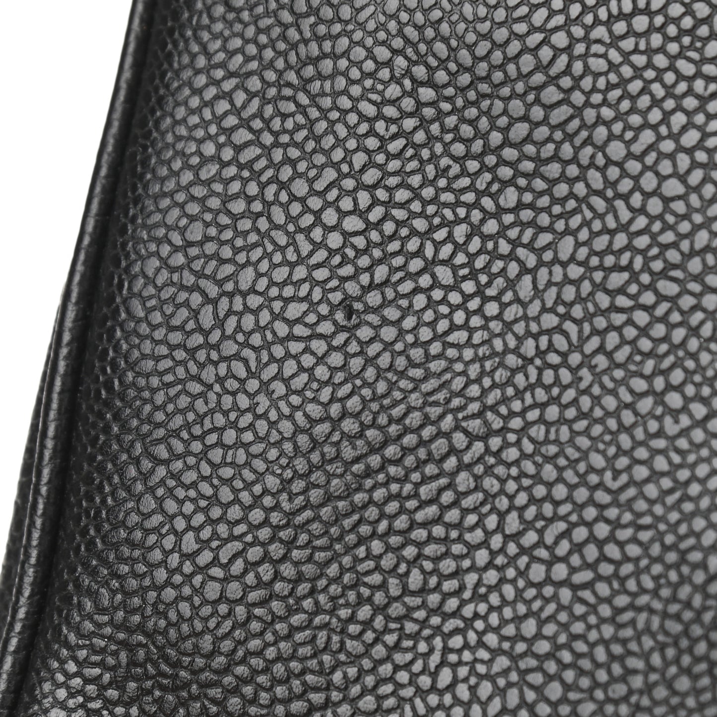 Caviar Flap Shoulder Bag Black