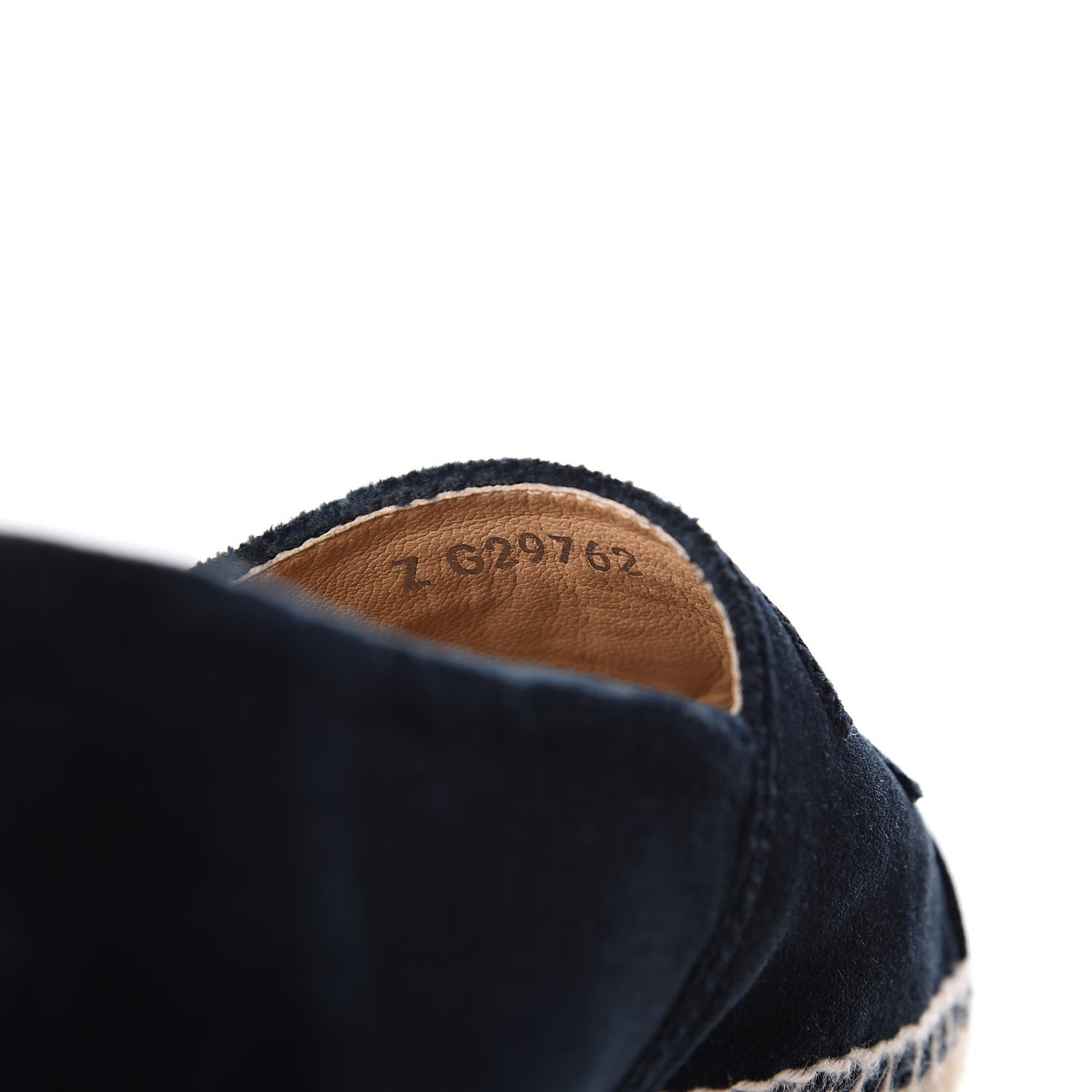 Chanel Velvet CC Espadrilles 36 Dark Navy Black 10 of 10