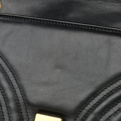 Gucci Calfskin Matelasse Small GG Marmont Shoulder Bag Black 11 of 13
