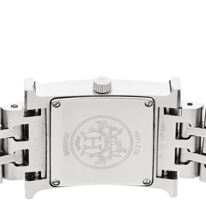 Hermes Stainless Steel 21mm Heure H Hour Quartz Watch 4 of 5