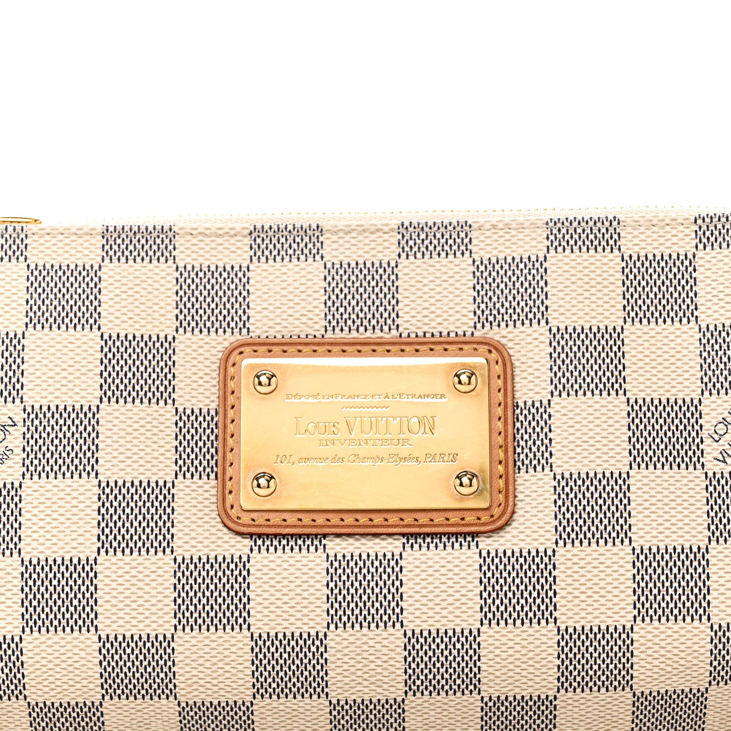 Louis Vuitton Damier Azur Eva Clutch 7 of 9