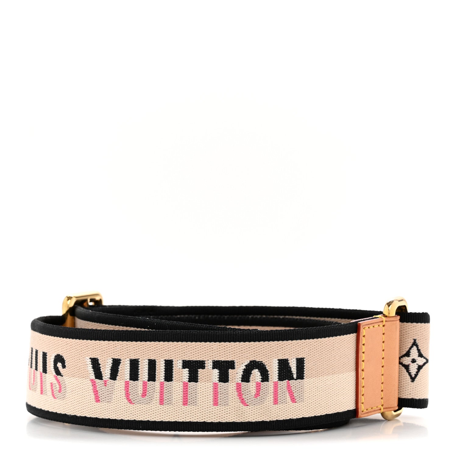 Louis Vuitton Jacquard Diane Shoulder Strap Black 2 of 5
