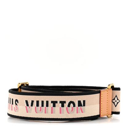 Louis Vuitton Jacquard Diane Shoulder Strap Black 2 of 5
