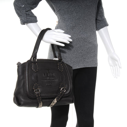 Fendi Calfskin Romano Selleria Handbag Dark Brown 2 of 9