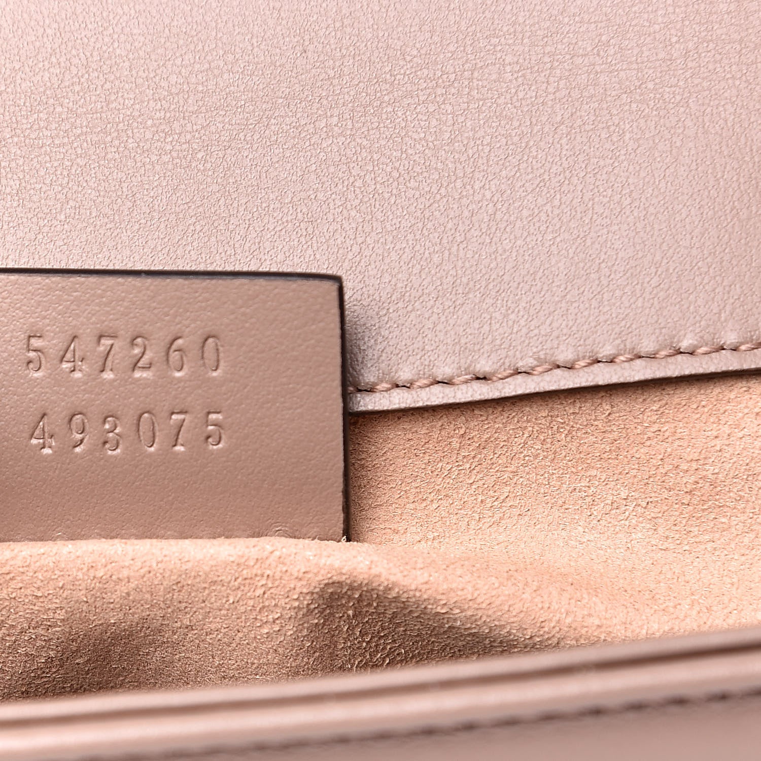 Gucci Calfskin Matelasse Mini GG Marmont Top Handle Shoulder Bag Porcelain Rose 7 of 10