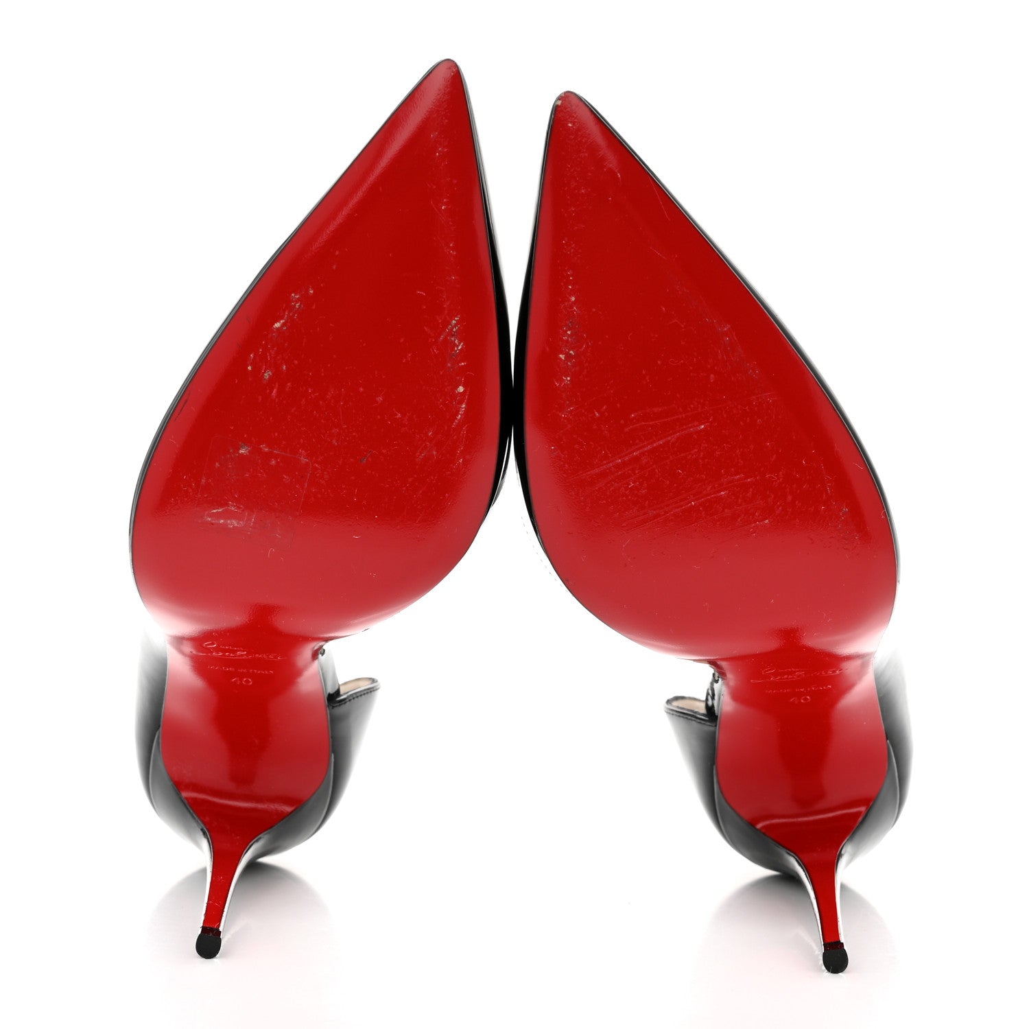 Christian Louboutin Patent Iriza 100 Pumps 40 Black 5 of 8