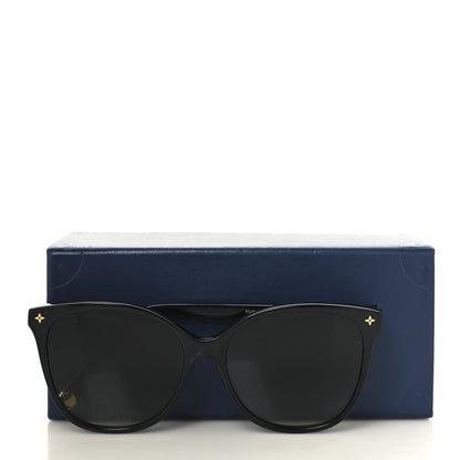 Louis Vuitton Acetate My Monogram Light Cat Eye Sunglasses Z1657E Black 7 of 7