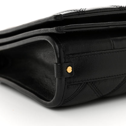 Saint Laurent Lambskin Quilted Mini Becky Chain Bag Black 9 of 11