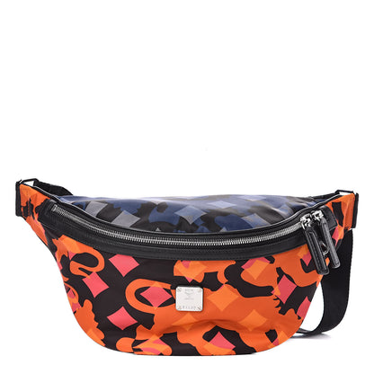 MCM Nylon Camo Dieter Munich Lion Belt Bag Multicolor 1 of 8