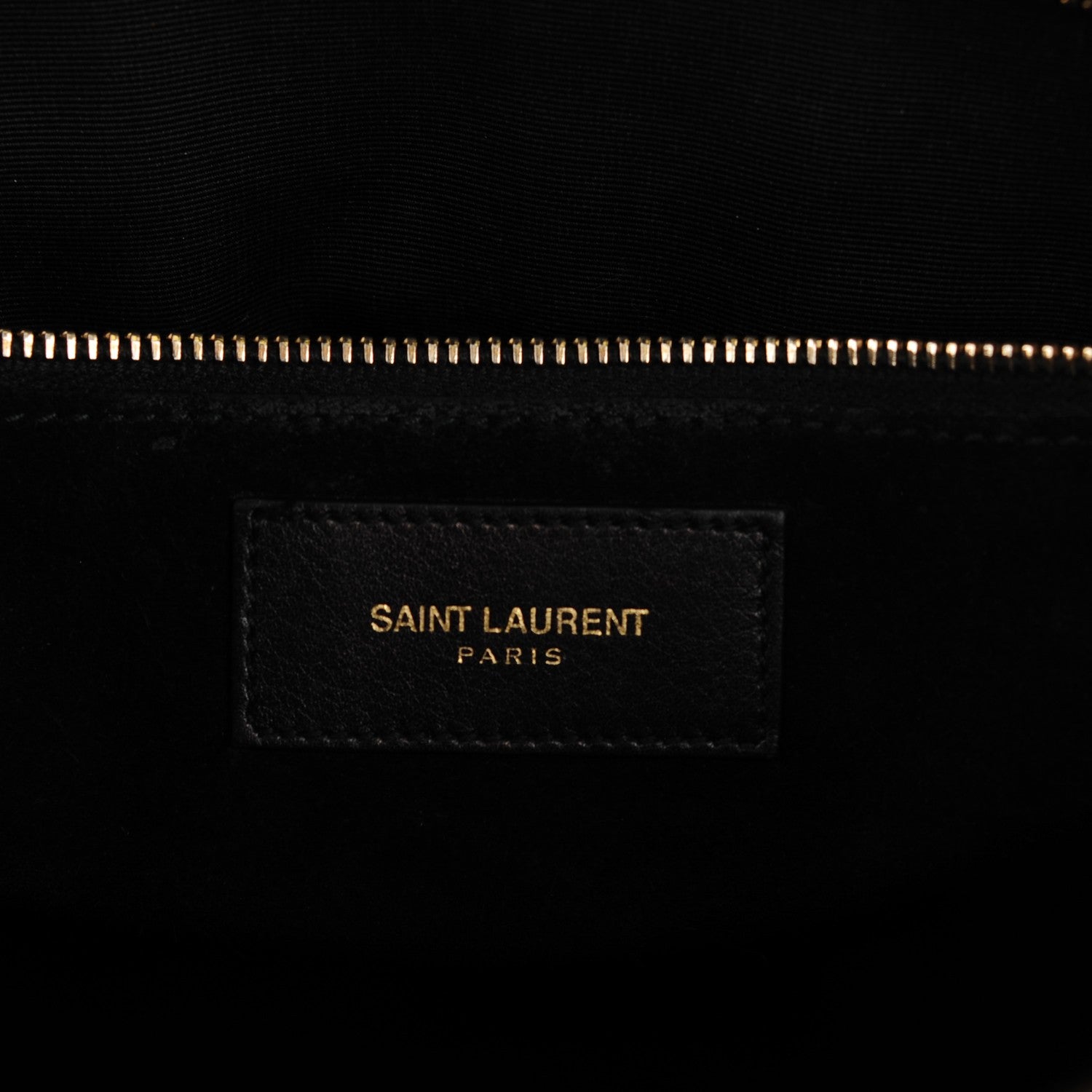 Saint Laurent Calfskin Large Sac De Jour Carryall Black 7 of 9