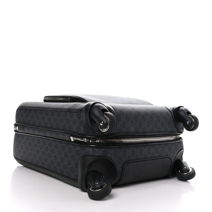 Gucci GG Supreme Monogram Gran Turismo Suitcase Black Grey 3 of 10