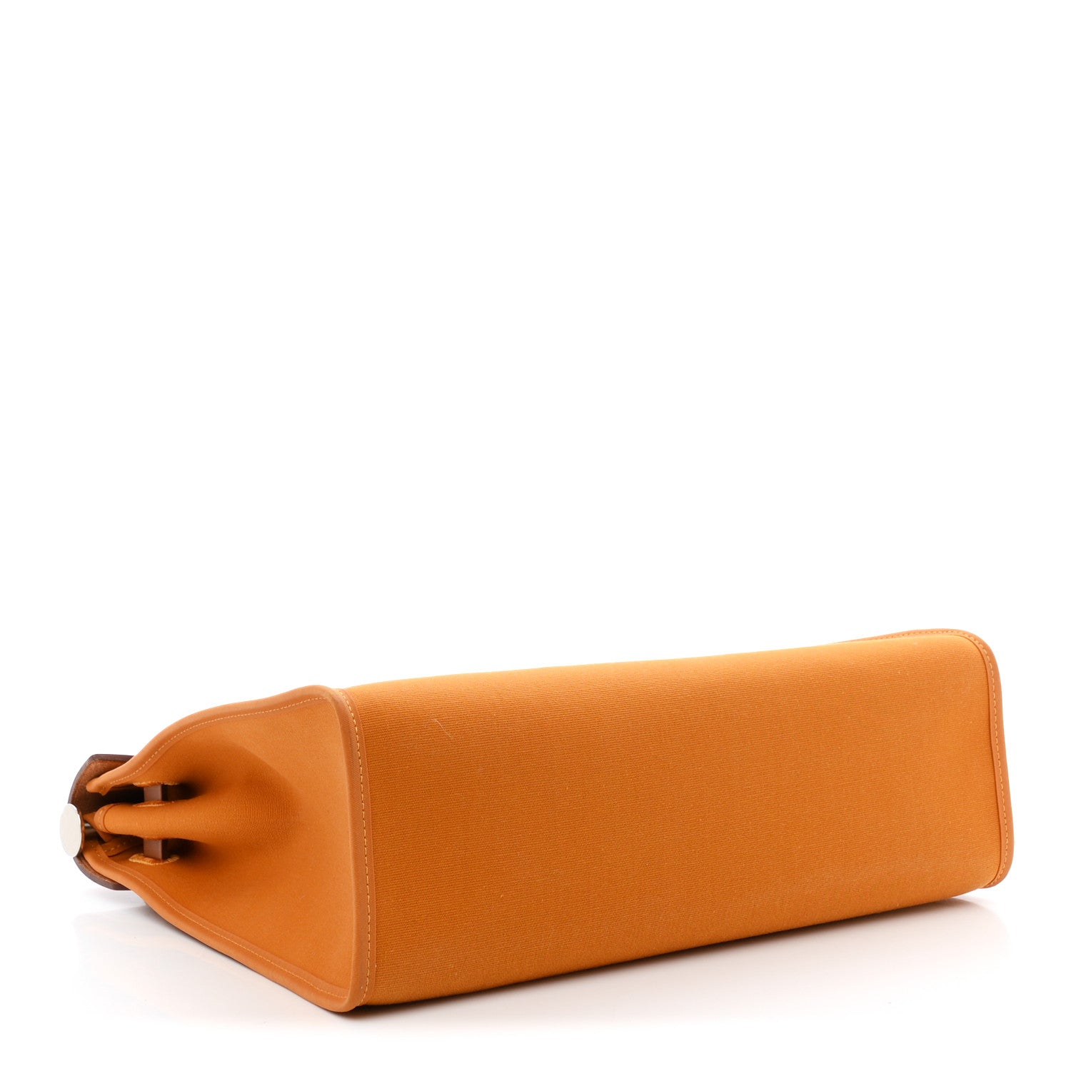 Hermes Toile Vache Hunter Herbag Zip 31 PM Jaune Ambre Natural 5 of 12