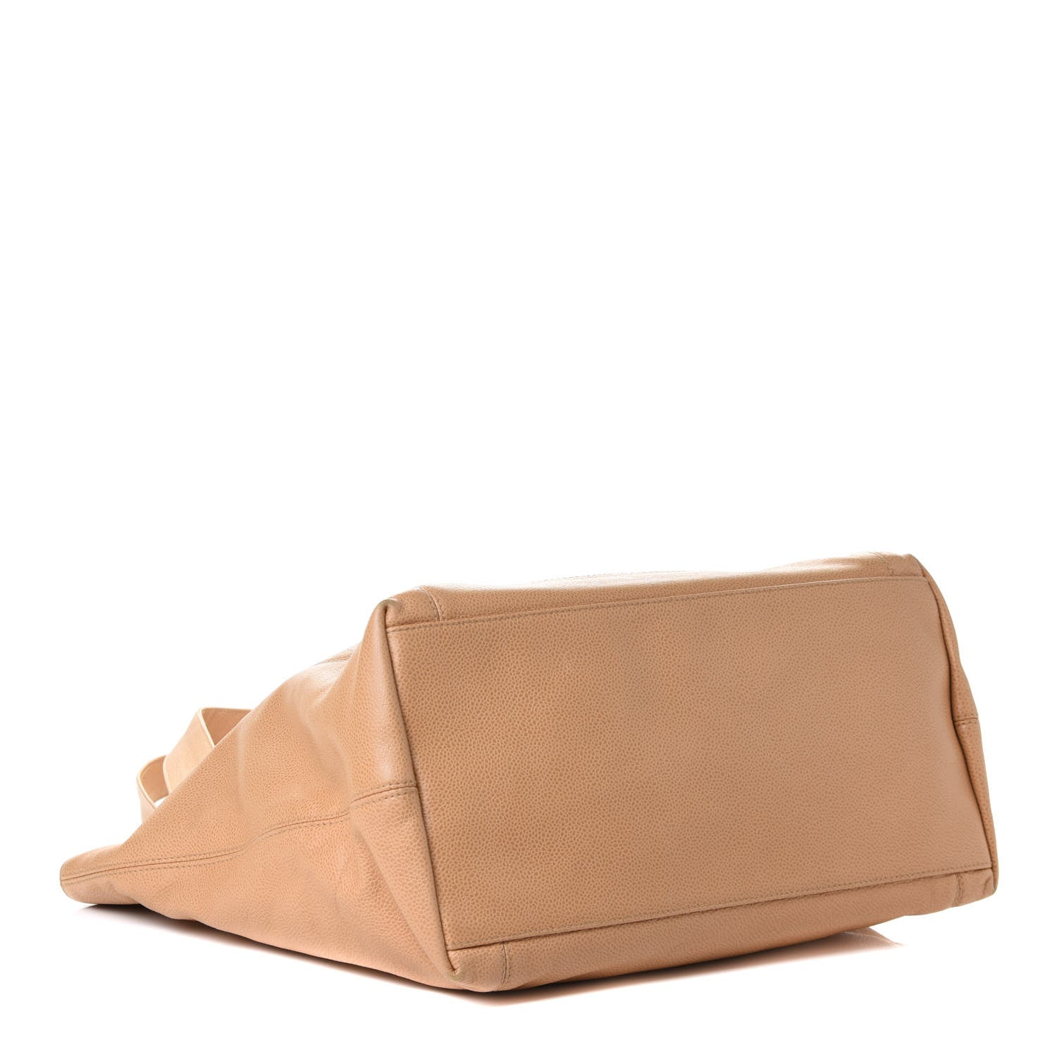Chanel Caviar CC Shoulder Bag Beige 3 of 9