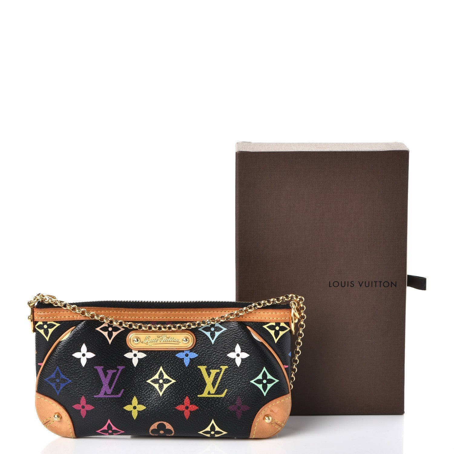 Louis Vuitton Monogram Multicolor Pochette Milla MM Black 11 of 11