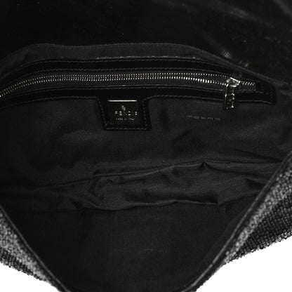 Fendi Beaded Baguette Black 4 of 11