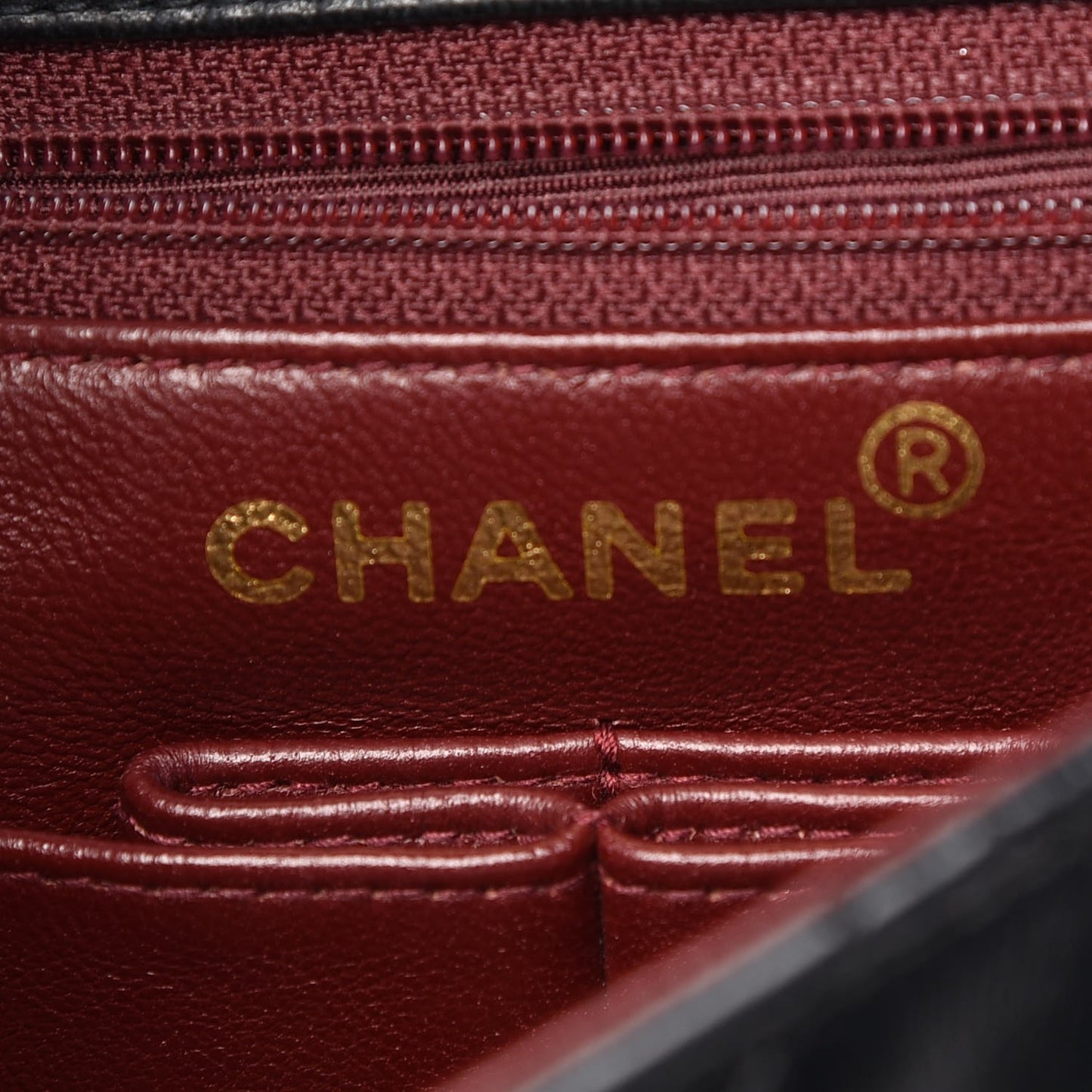 Lambskin Quilted Small Single Flap Black