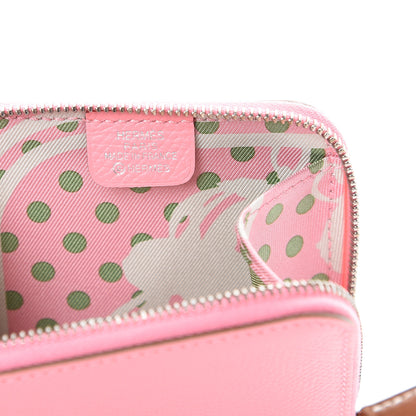 Hermes Epsom Silk'in Coin Purse Rose Confetti 5 of 7