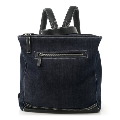 Givenchy Denim Pandora Backpack Blue 1 of 15