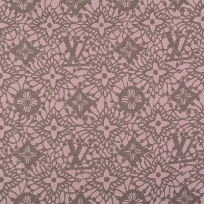 Louis Vuitton Silk Wool Monogram Dentelle Shawl Scarf Rose Poudre 1 of 6