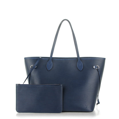Louis Vuitton Epi Neverfull MM Indigo 1 of 8