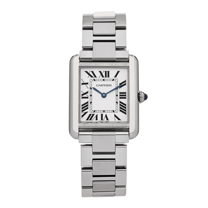 Cartier Stainless Steel 24mm Tank Solo Quartz Watch 1 of 5