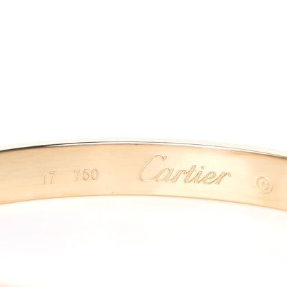 Cartier 18K Yellow Gold LOVE Bracelet 17 5 of 7