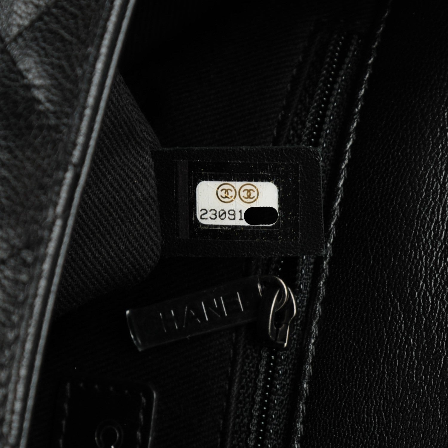 Chanel Metallic Goatskin Quilted Medium City Rock Flap Black 8 of 8