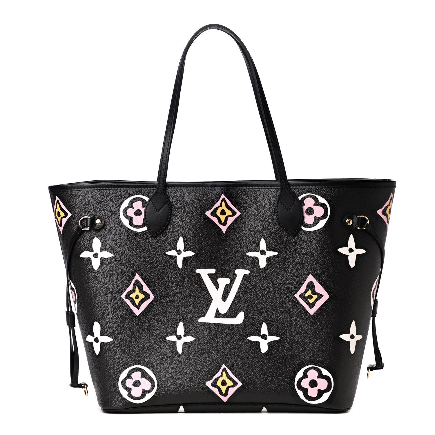 Louis Vuitton Monogram Giant Wild At Heart Neverfull MM Black 1 of 4
