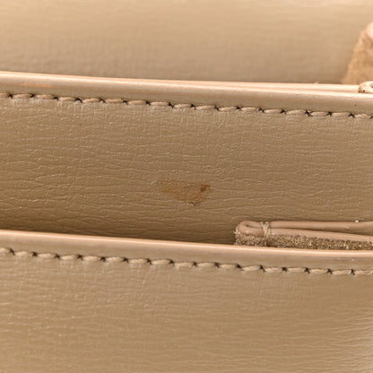 Saint Laurent Calfskin Medium Monogram Sunset Dark Latte 14 of 14