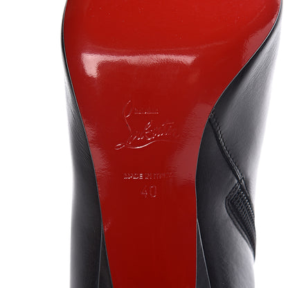 Christian Louboutin Calfskin Gorgona 85 Ankle Boots 40 Black 6 of 8
