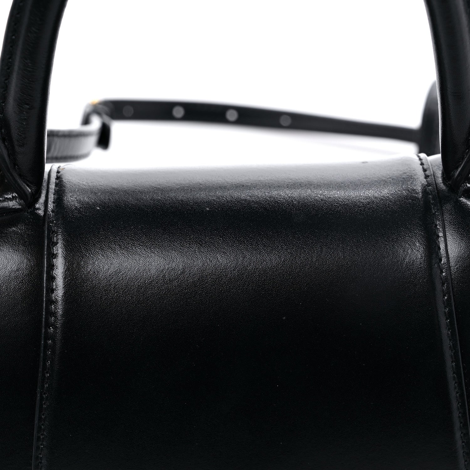 Balenciaga Shiny Box Calfskin Small Hourglass Top Handle Bag Black 14 of 16