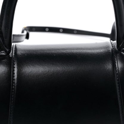 Balenciaga Shiny Box Calfskin Small Hourglass Top Handle Bag Black 14 of 16