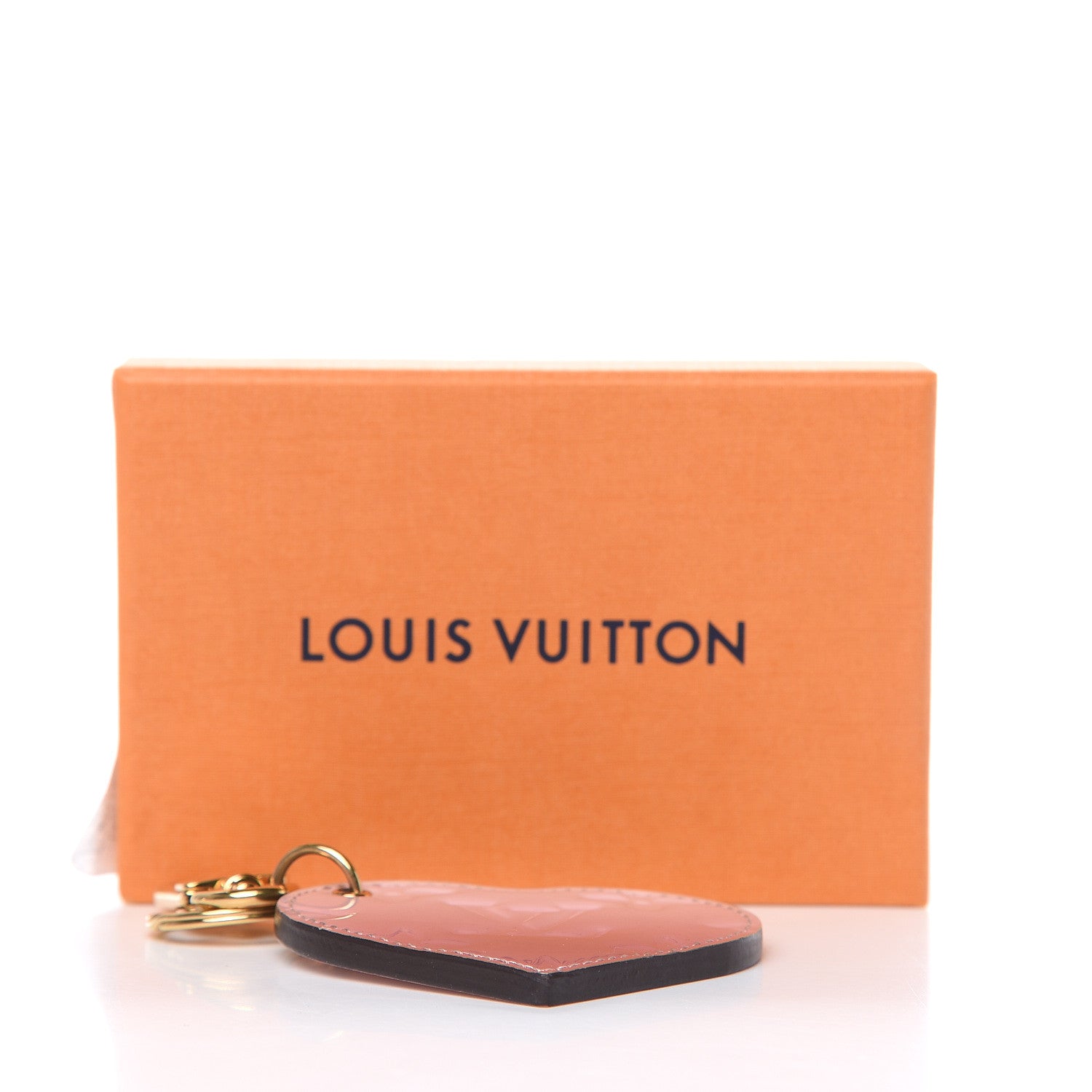 Louis Vuitton Vernis Degrade Heart Bag Charm Pink 5 of 5