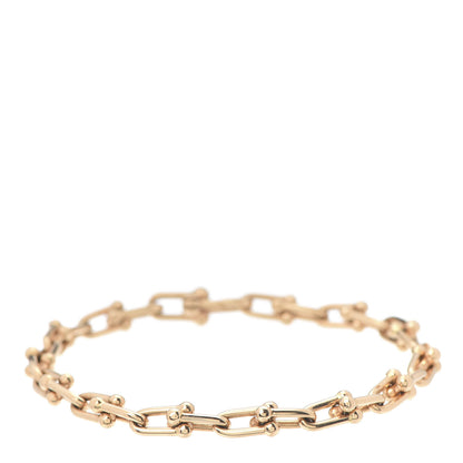 Tiffany 18K Rose Gold Small HardWear Link Bracelet 1 of 5