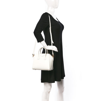 Givenchy Shiny Lord Calfskin Mini Antigona Ivory 2 of 12