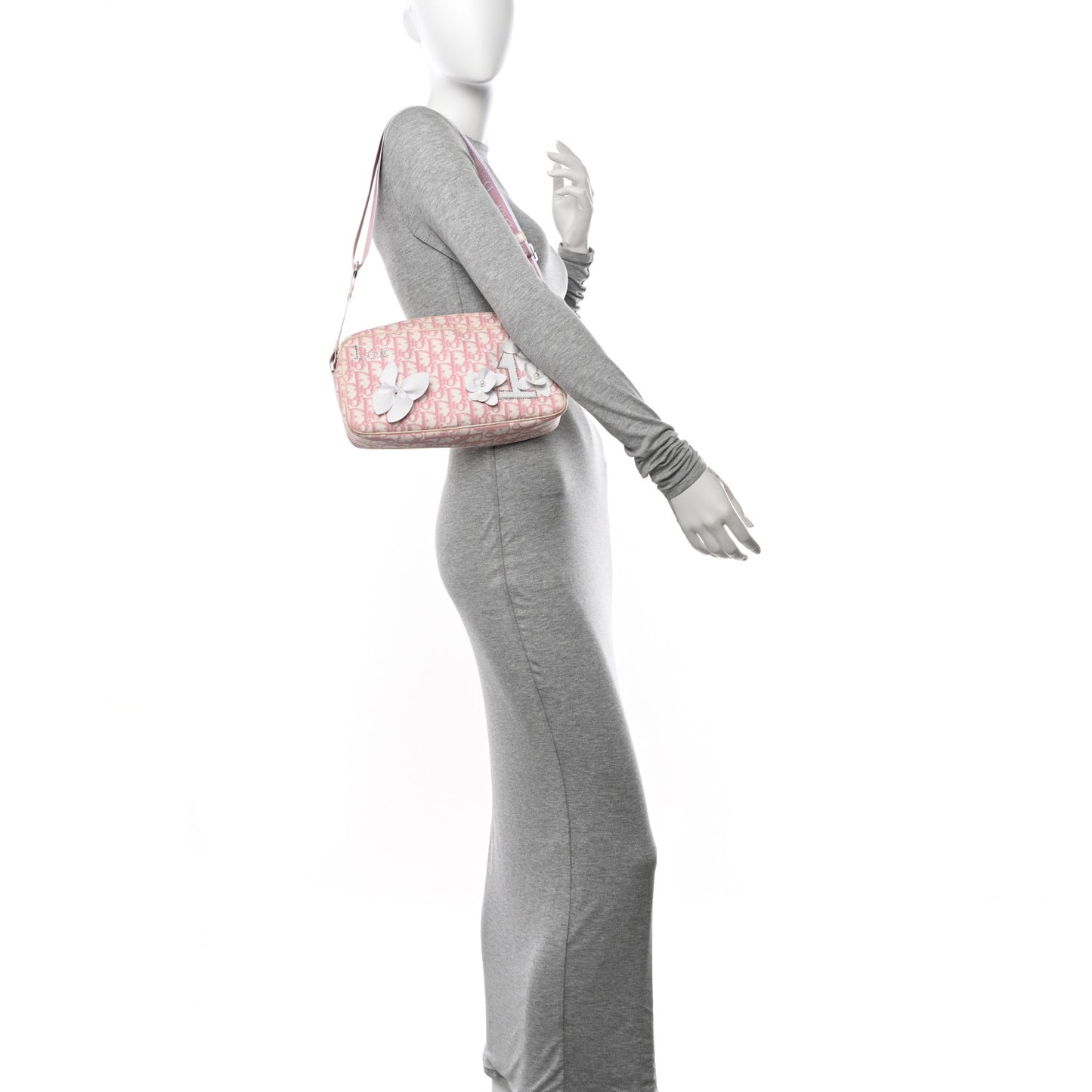 Monogram Girly Shoulder Bag Pink