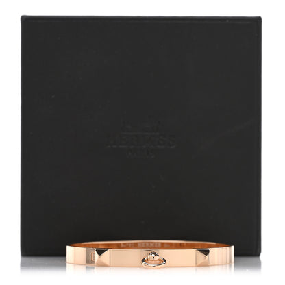 Hermes 18K Rose Gold PM Collier De Chien Bracelet SH 4 of 4