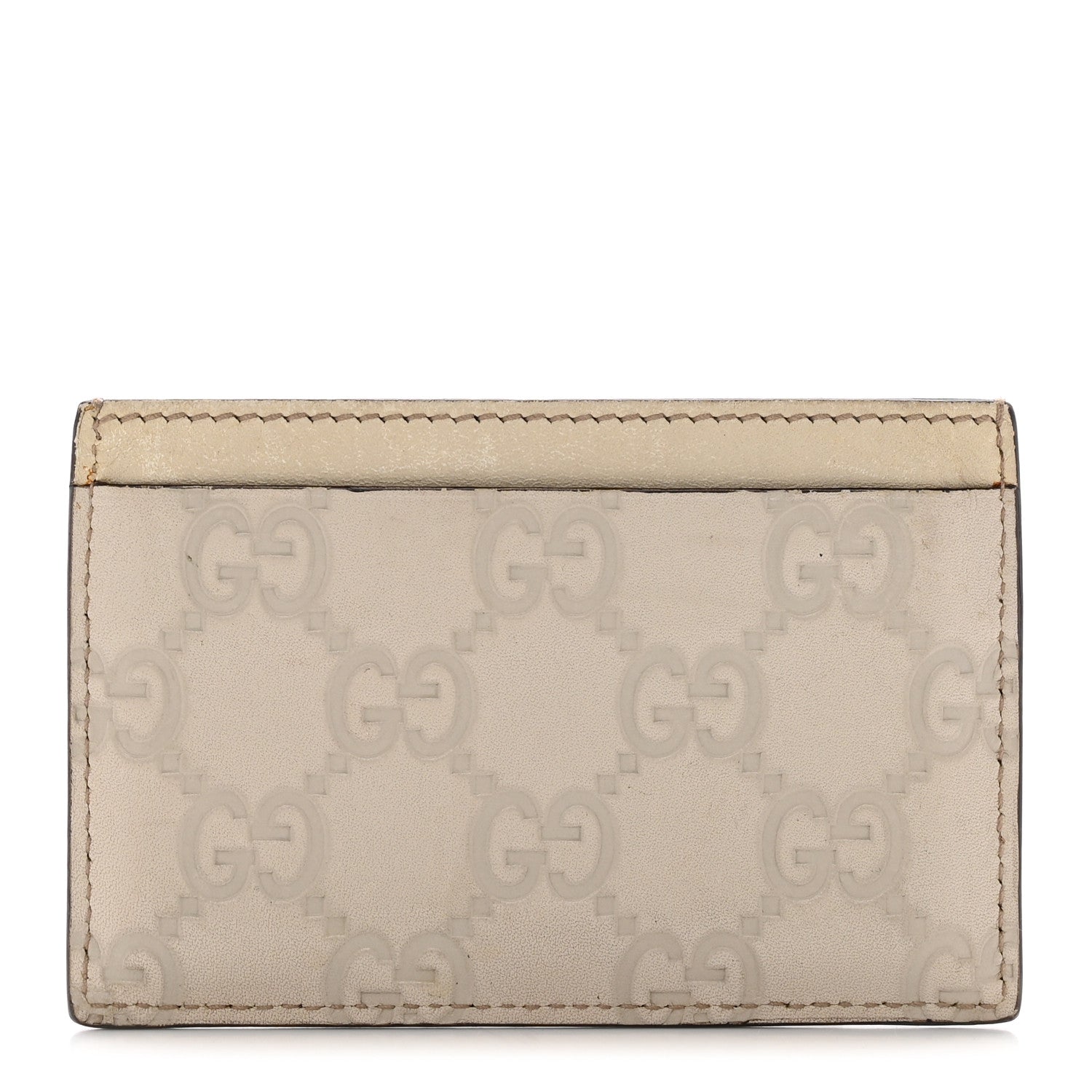 Gucci Guccissima Card Holder White 1 of 15