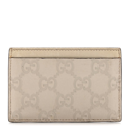 Gucci Guccissima Card Holder White 1 of 15