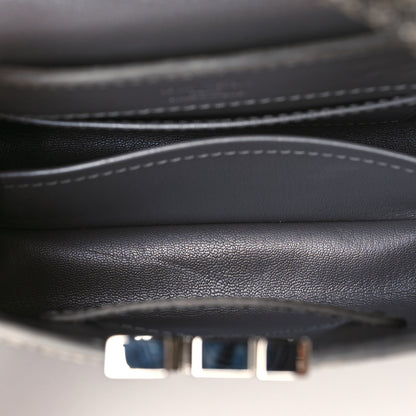 Louis Vuitton Lizard Mini Capucines Argento 5 of 9