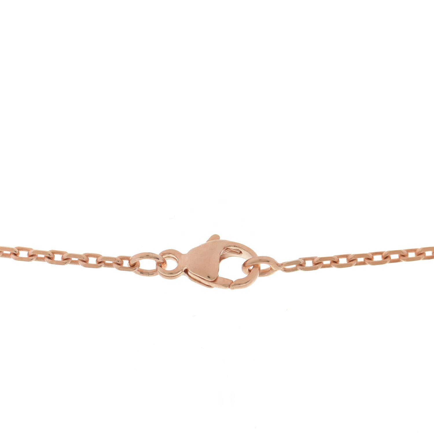 Hermes Lacquered Rose Gold Pop H Pendant Necklace Black 6 of 7