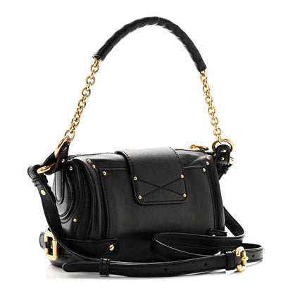 Chloe Grained Buffalo Small Paddington Chain Bag Black 3 of 9