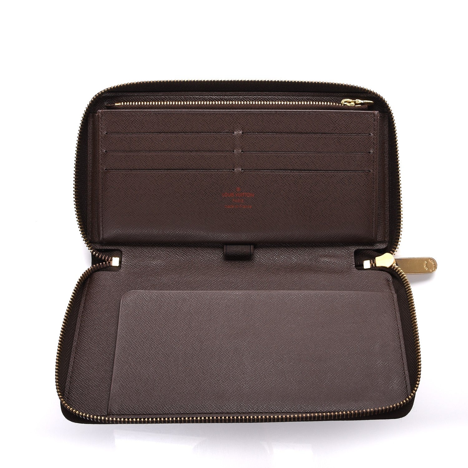 Louis Vuitton Damier Ebene Zippy Organizer Wallet 5 of 9