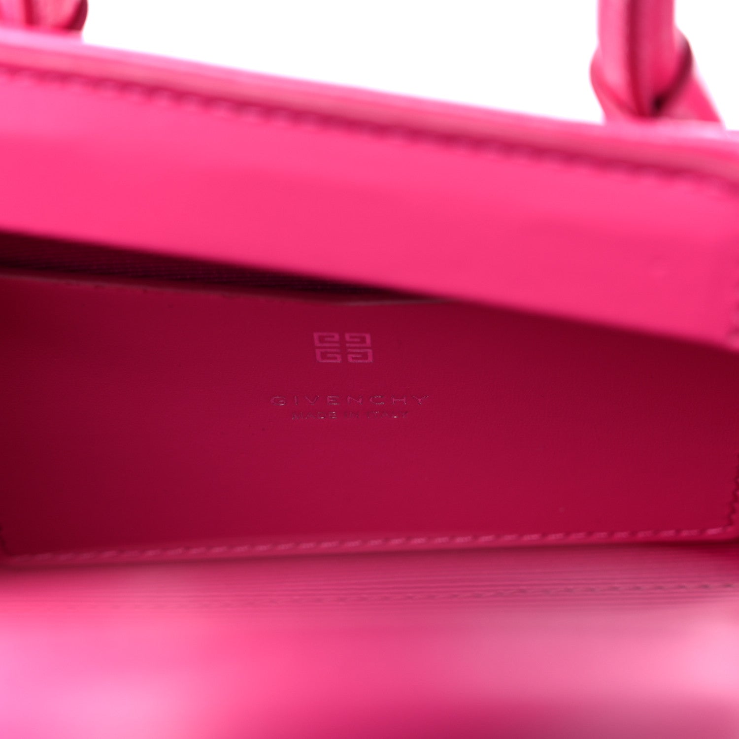 Givenchy Box Calfskin Mini Antigona Stretch Neon Pink 6 of 8