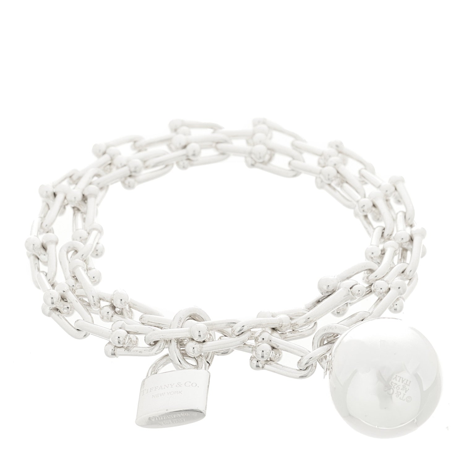 Tiffany Sterling Silver HardWear Wrap Bracelet 1 of 3