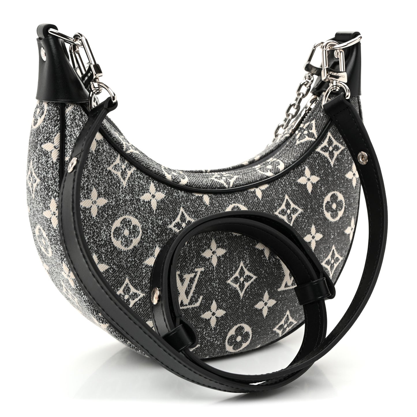 Monogram Jacquard Denim Loop Black