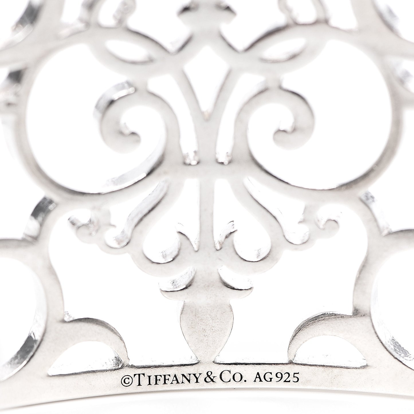 Sterling Silver Wide Enchant Cuff Bracelet