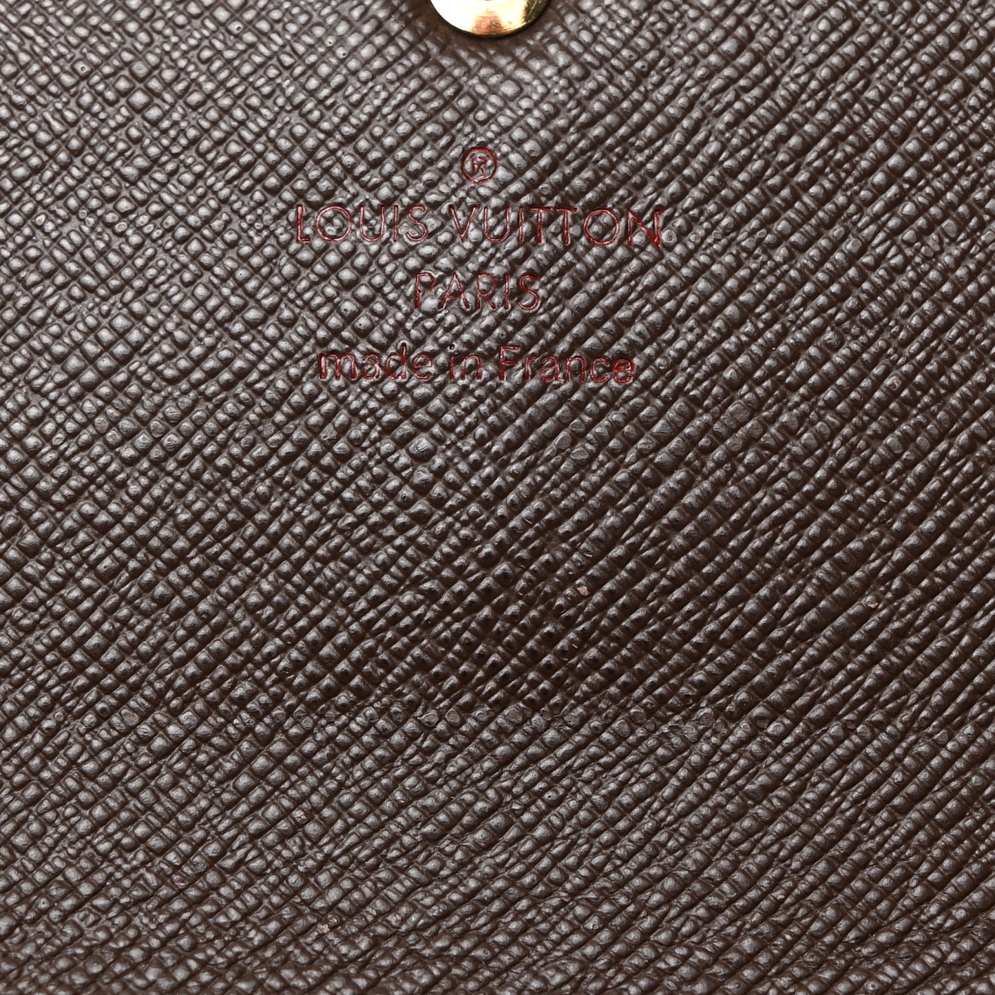 LOUIS VUITTON Damier Ebene Sarah Wallet