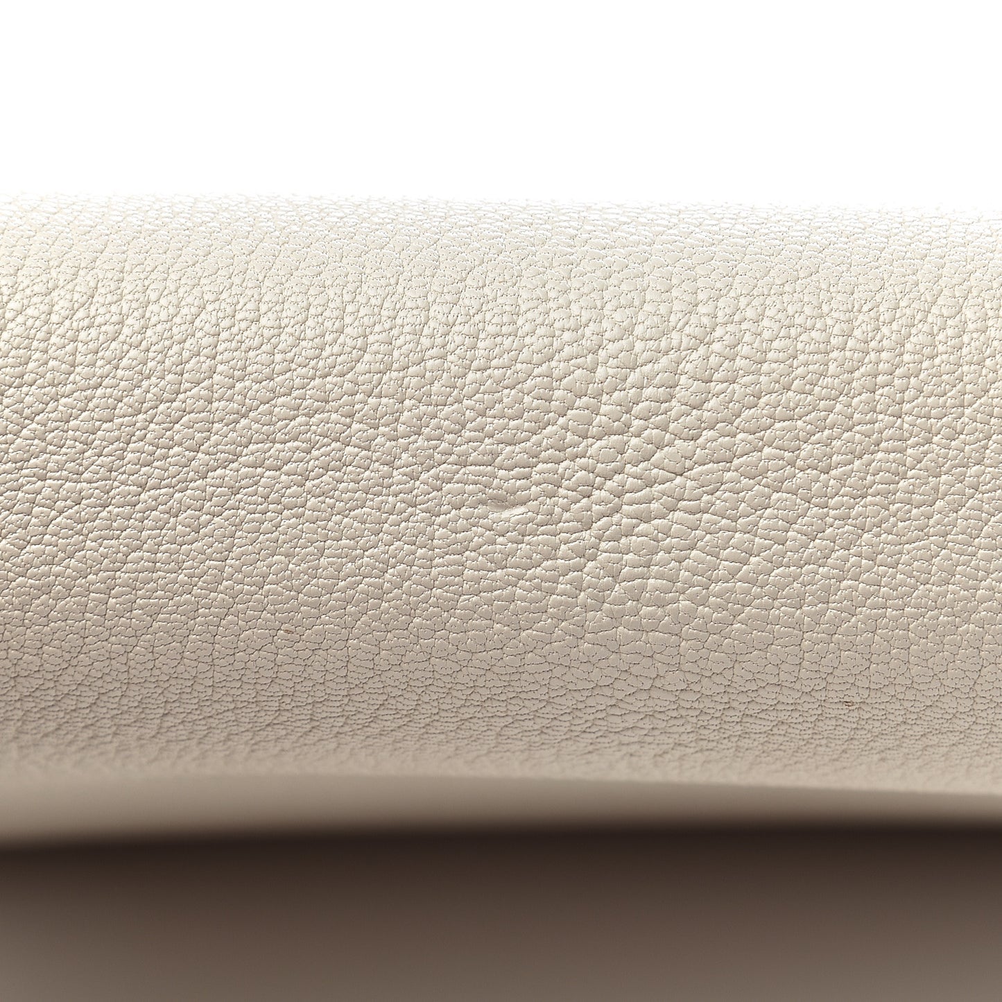 Goatskin Medium Classic Box Flap Bag White