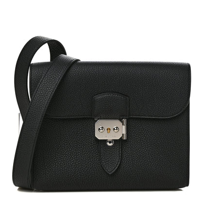 Hermes Togo Sac A Depeches 21 Messenger Bag Black 1 of 10